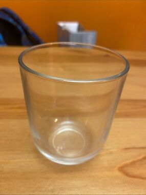 Clear Glass Classic Drinking Cup